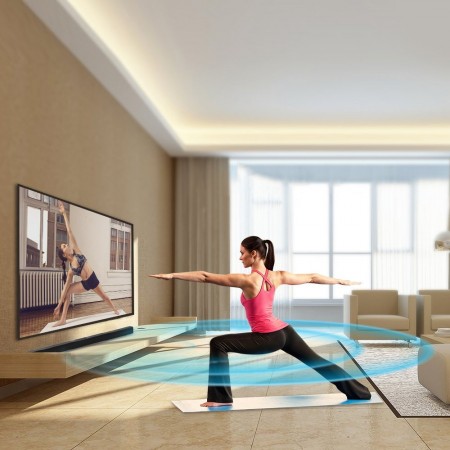 TV Sound Bar, Meidong Bluetooth Soundbar with Remote, 36 inch 2.0 Channel Home Theater Speakers, Wireless and Wired Bluetooth Audio for TV/PC/ Phones/Tablets/ Echo dot 
